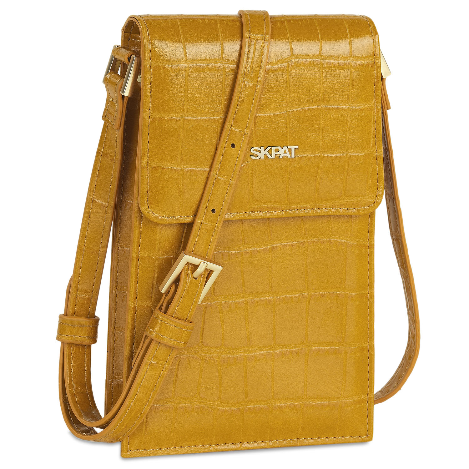 Skpat - Minibolso Para Movil Mujer Para Llevar Al Hombro. Asa Larga Regulable. Departamentos Traseros Para Tarjetas 312421
