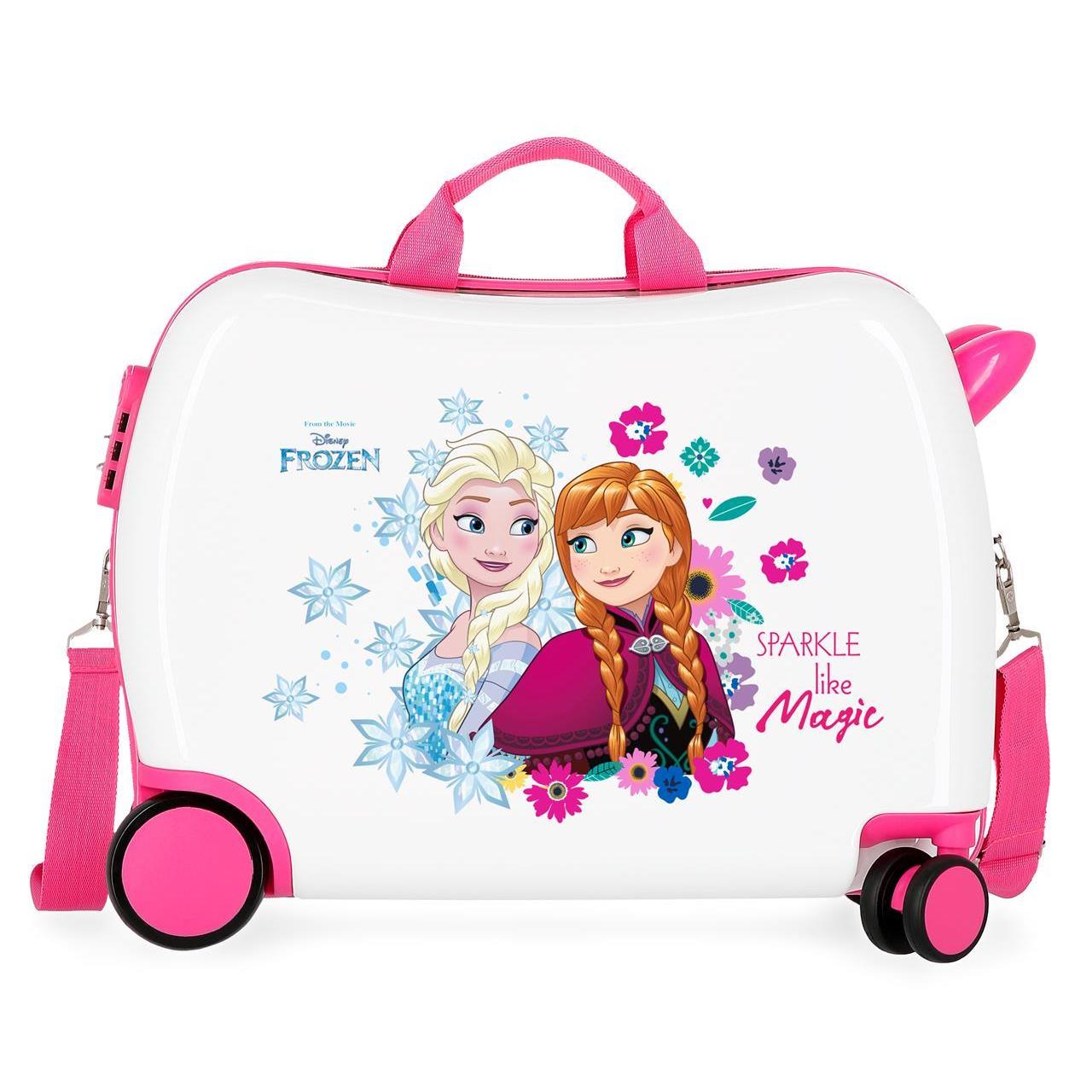 Disney Frozen Maleta Correpasillos ABS Rígida Sparkle Like Magic Multicolor