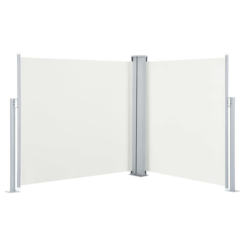vidaXL Toldo lateral retráctil 120x600 cm Color Negro, Crema, Antracita