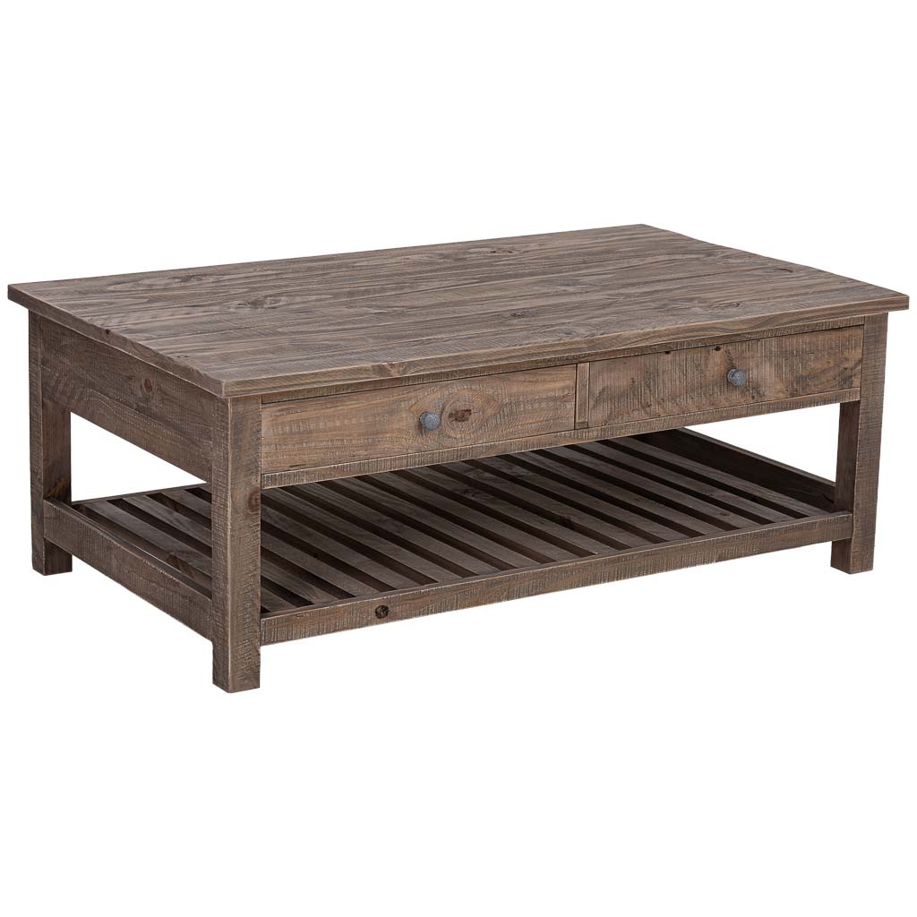 Wonderlust Deco - Mesa de centro de madera marrón 120x70x45h cm Marrón 120x70x45h cm