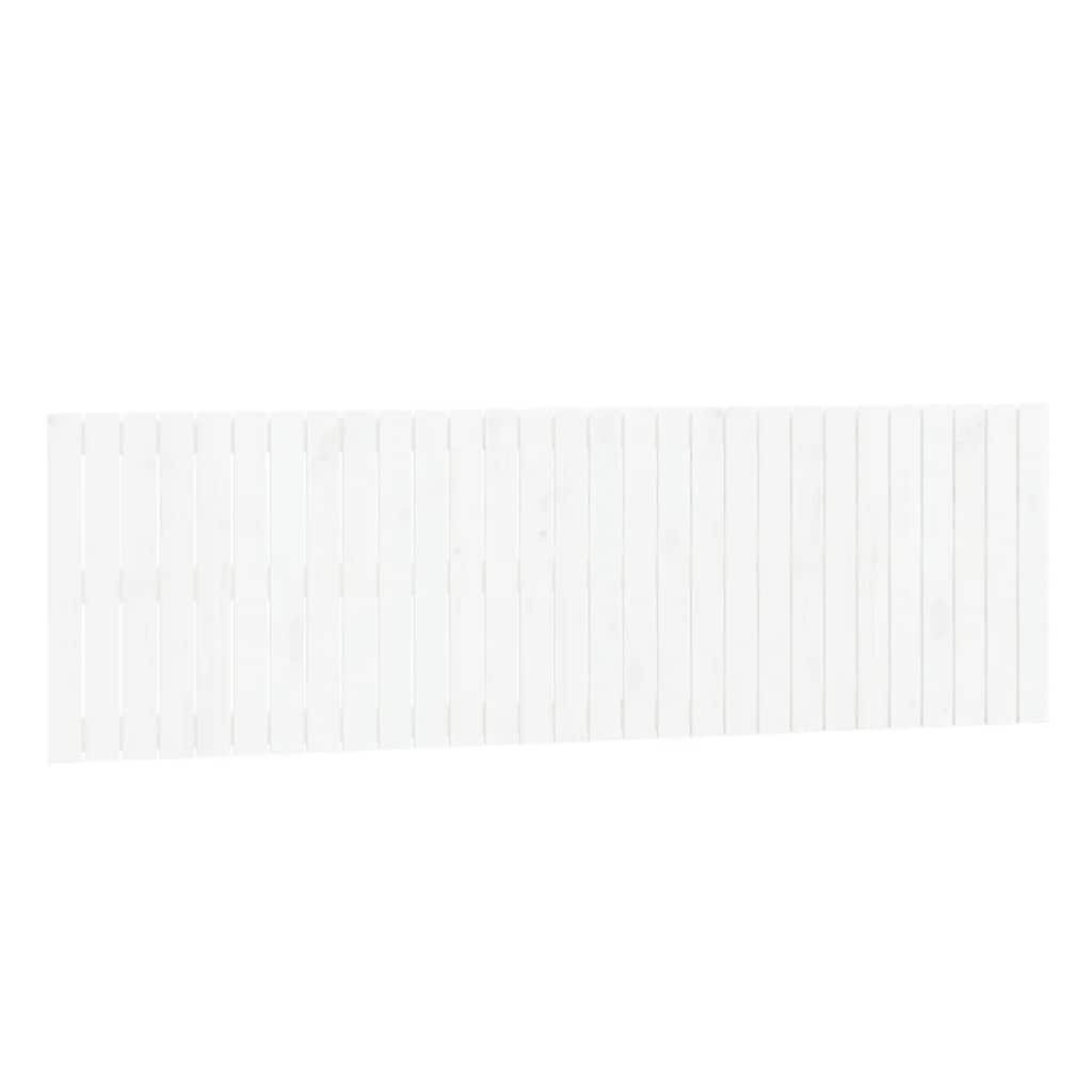 vidaXL Cabecero de cama de pared madera maciza de pino 185x3x60 cm