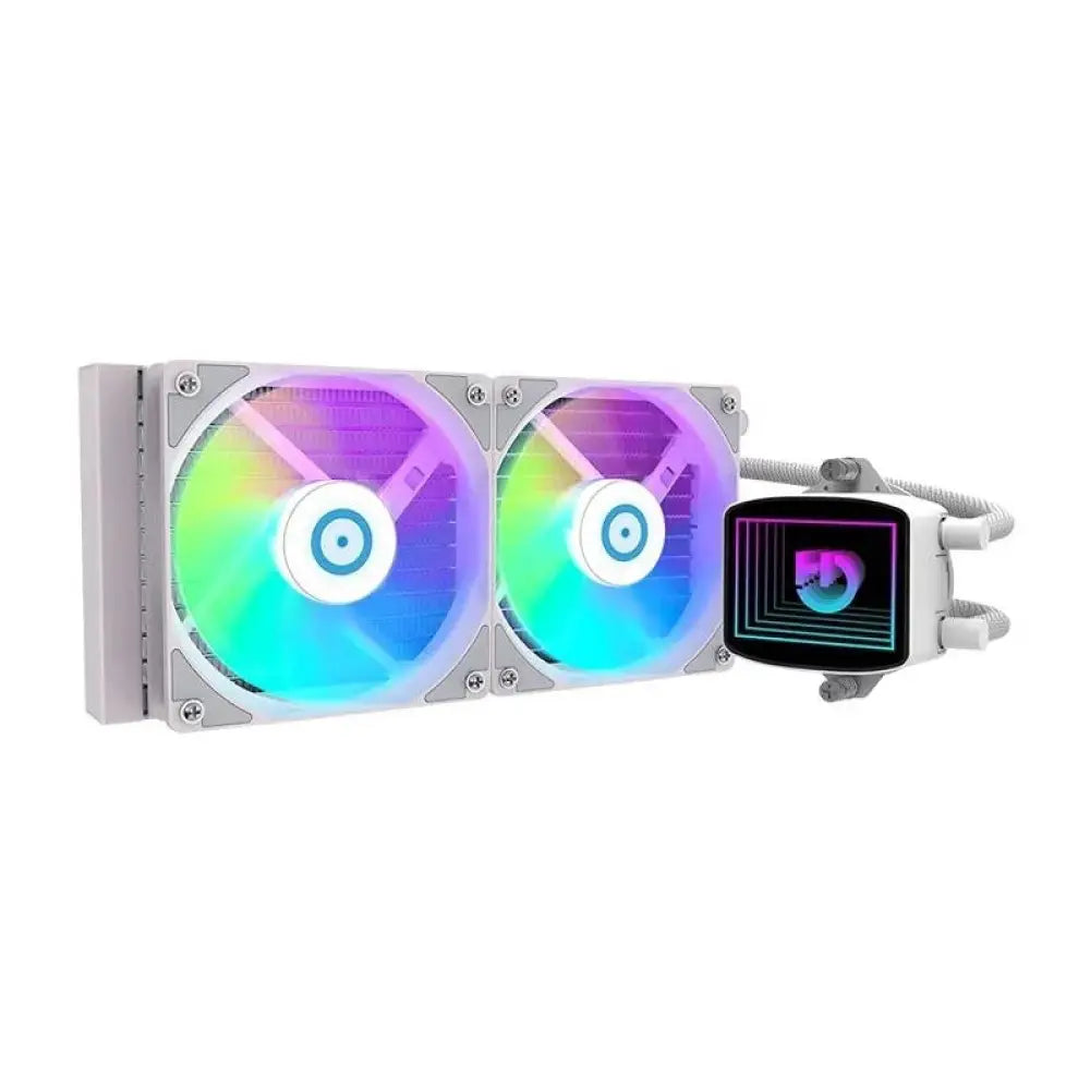Refrigeración líquida Hiditec LQ240 240mm ARGB PWM 2 Ventiladores Blanco AIO