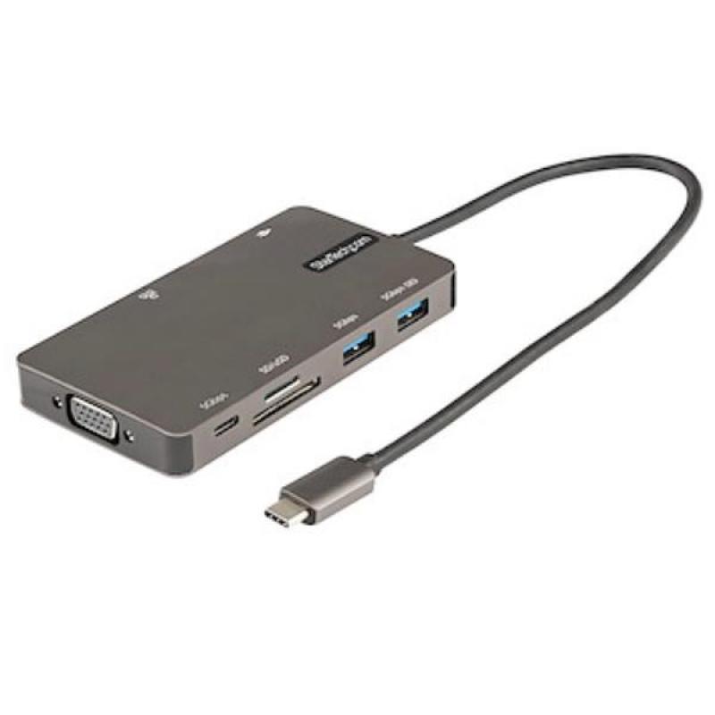 Estación de Acoplamiento StarTech de Viaje HDMI 4K 30Hz o VGA, color Plateado