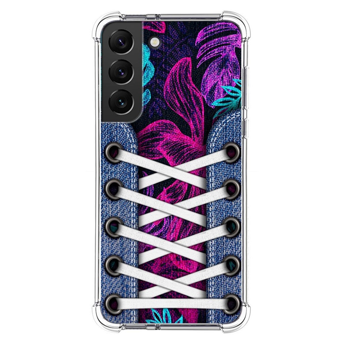 Funda Silicona Antigolpes para Samsung Galaxy S22 5G diseño Zapatillas 07 Dibujos