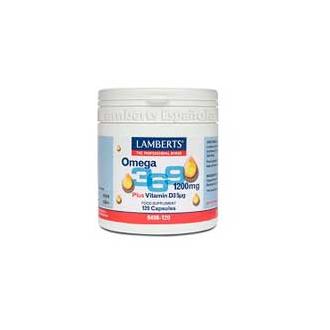 Lamberts 8498 Omega 3,6,9 Mas Vit D3  120 Caps.