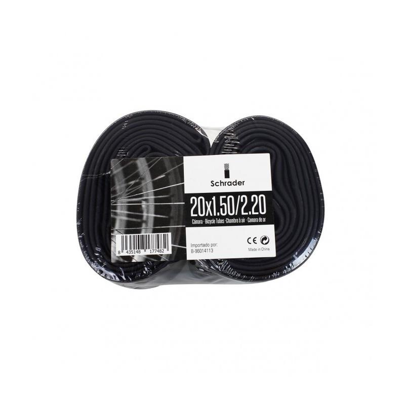 Chaoyang - Cámaras de bicicleta Pack 2 unidades 20x1.50/2.20 v/gorda-schra para ciclismo de montaña y carretera, resistentes a pinchazos y desgaste, fácil instalación y alta durabilidad