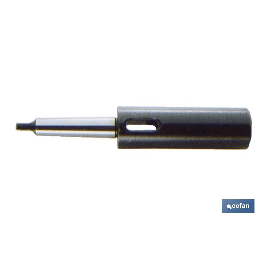 Accesorios brocas mango conico cono morse, Alargador para conos morse; 1 UNIDADES