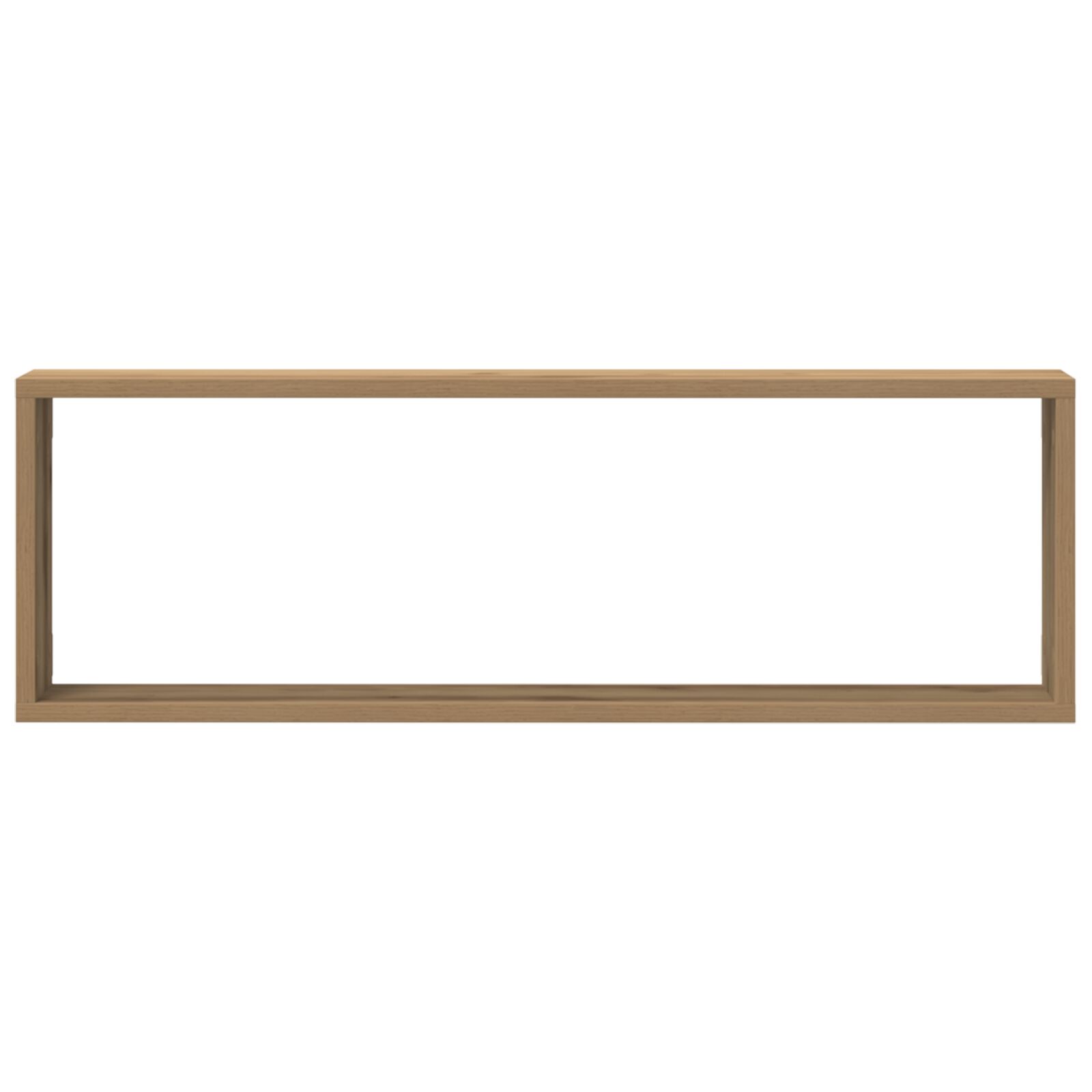 Estante de pared vidaXL Set de 4 Roble artesanal Madera 80 x 15 x 26 cm