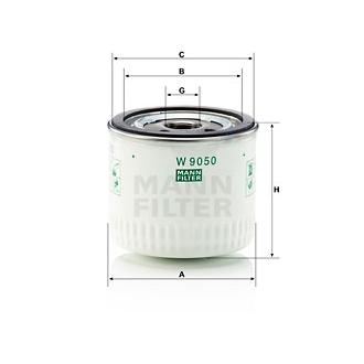 Filtro de Aceite MANN FILTER W 9050 - Alta Calidad