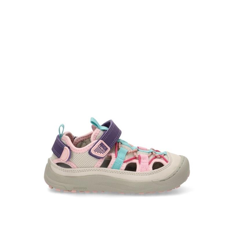 Sandalia Gioseppo - Niña - Suela Plana - Modelo Hodgdon - Color Beige