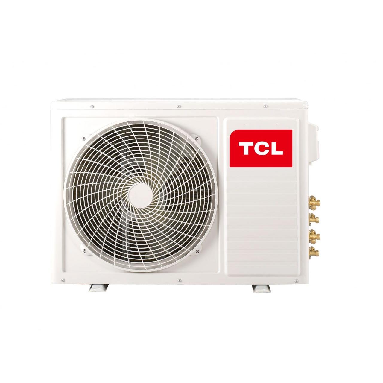 TCL - Aire acondicionado multi split 2x1 SN09F2S1+SN09F2S1 para climatización simultánea de dos estancias, WiFi integrado, funcionamiento silencioso a 50 dB y diseño blanco moderno para viviendas y oficinas