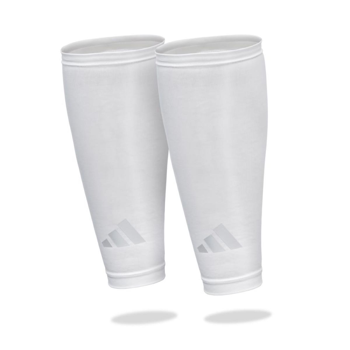 ADIDAS ESPINILLERAS DE COMPRESIÓN AEROREADY REFLECTANTE BLANCO