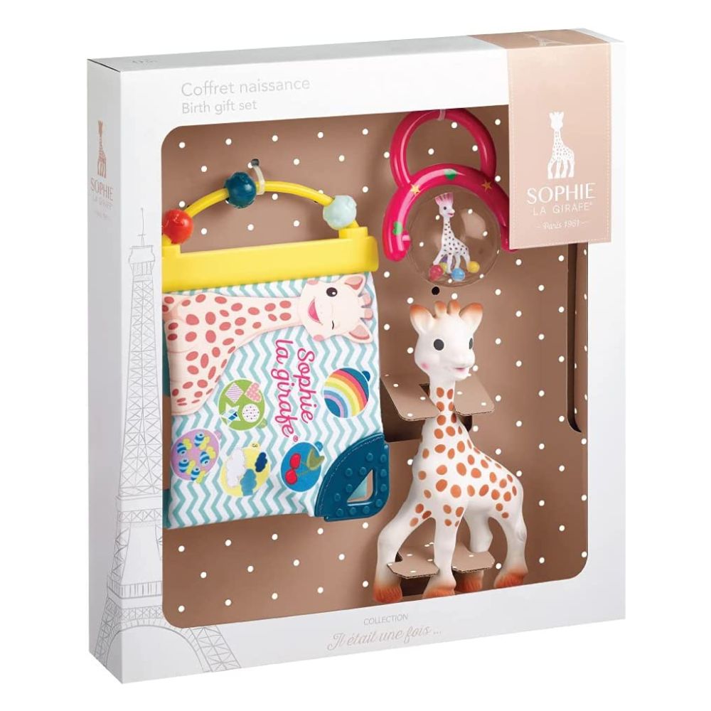 Sophie La Girafe la Girafe - Set de Regalo para Bebé que Estimula los 5 Sentidos - BB Grenadine