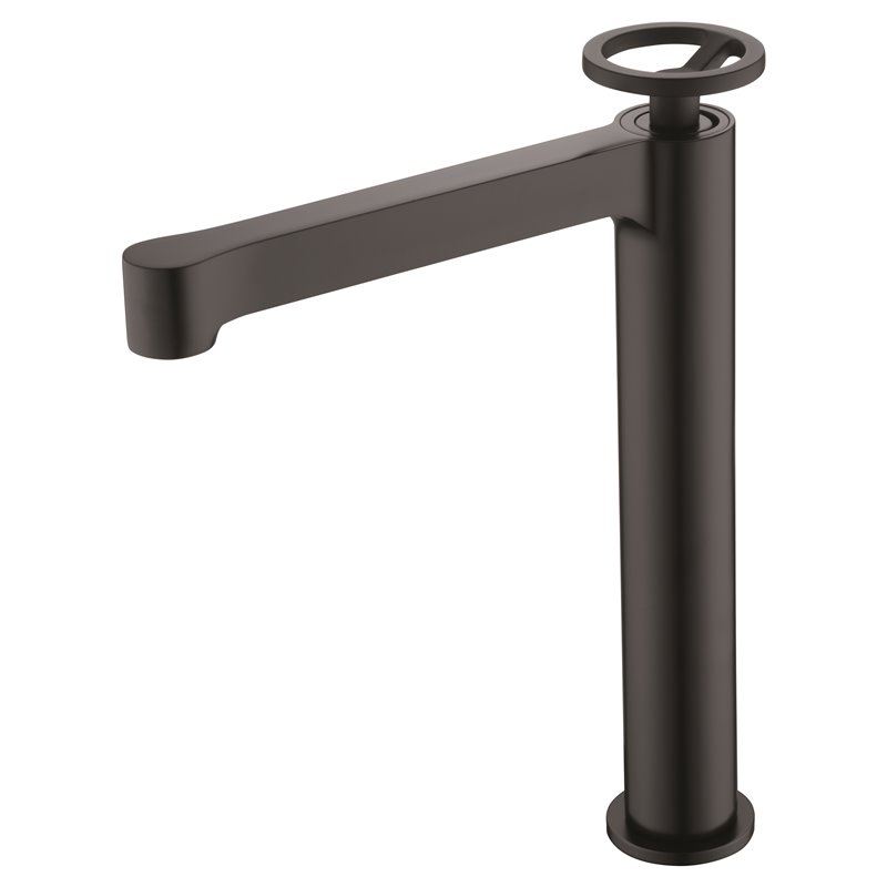 Imex Olimpo BDC033-3NG grifo alto para lavabo de latón con cartucho de cierre cerámico