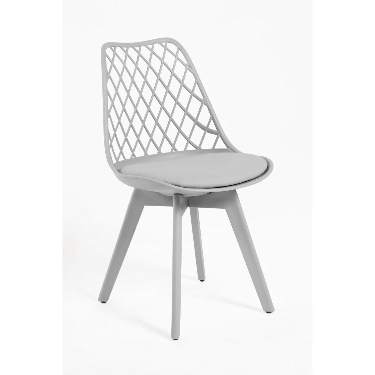 Regalos Miguel - Packs Sillas Comedor - Pack 6 Sillas Mima Suprym - Gris claro