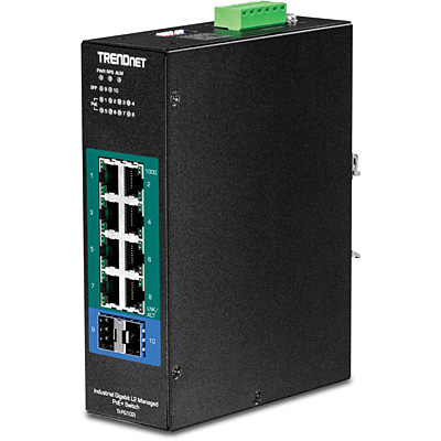 Trendnet TI-PG102I switch Gestionado L2 Gigabit Ethernet (10/100/1000) Negro Energía sobre Ethernet