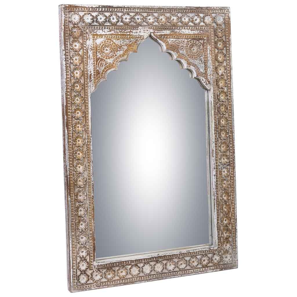Wonderlust Deco - Espejo de madera envejecida marrón 60x4x90 Marrón 60x4x90