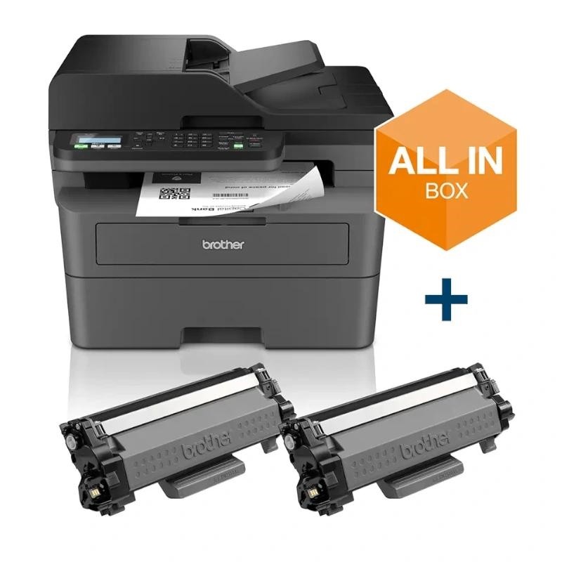 Brother Multifunción Laser MFC-L2827DWXL - Impresora y Copiadora con Escáner y Fax