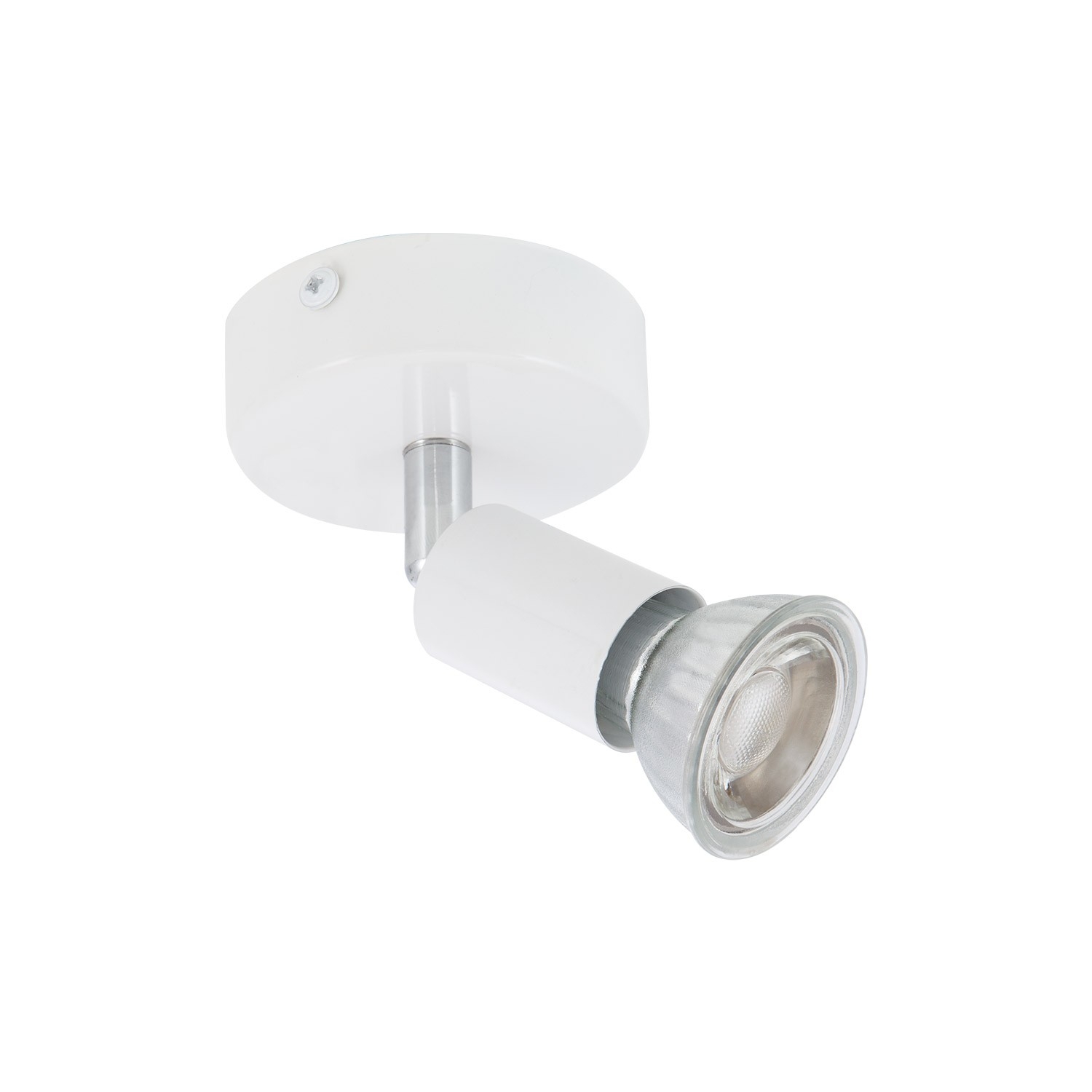 Ledkia Aplique Orientable Aluminio 1 Foco Oasis Blanco Blanco