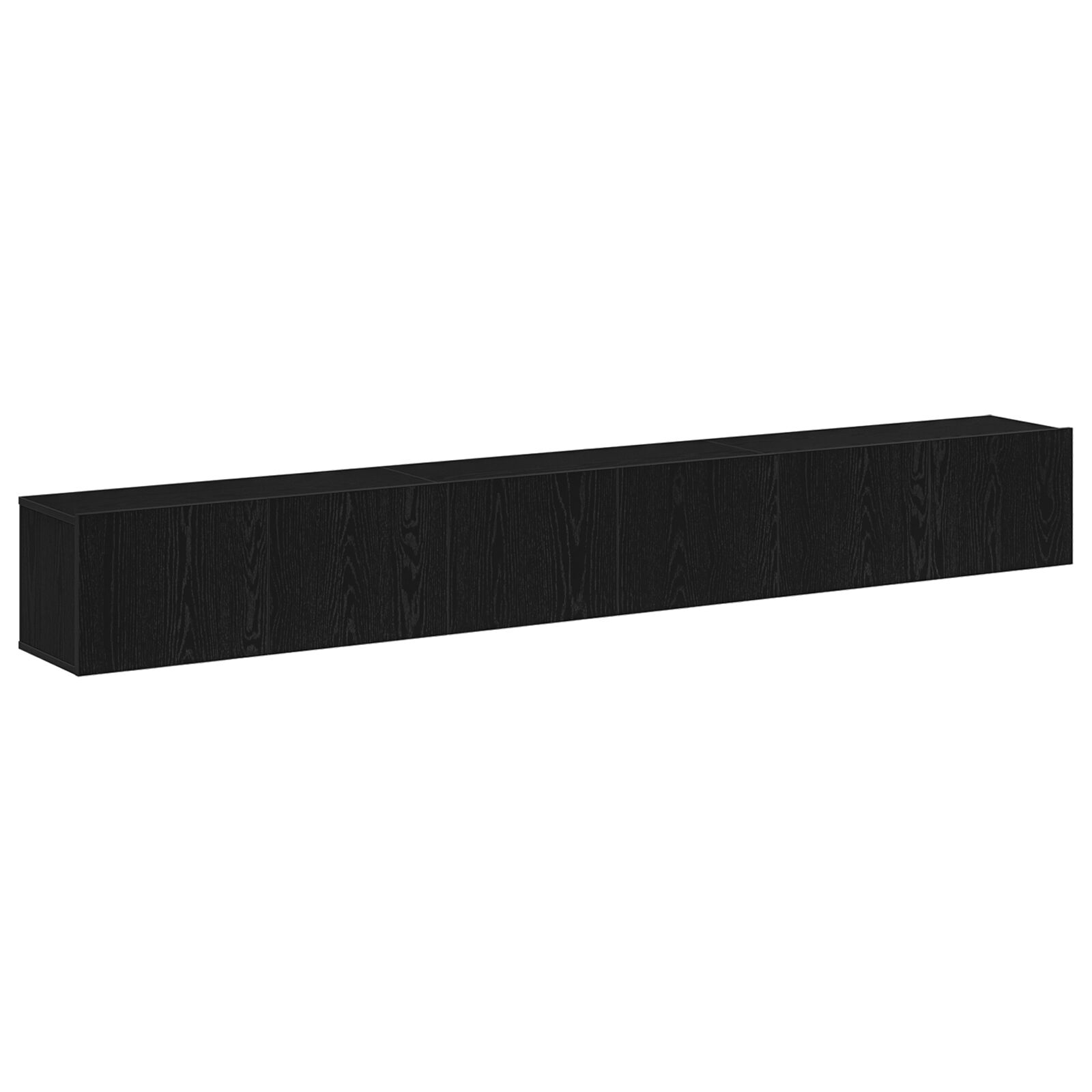 Juego de Muebles para TV de 3 Piezas vidaXL Negro de Madera Elaborada