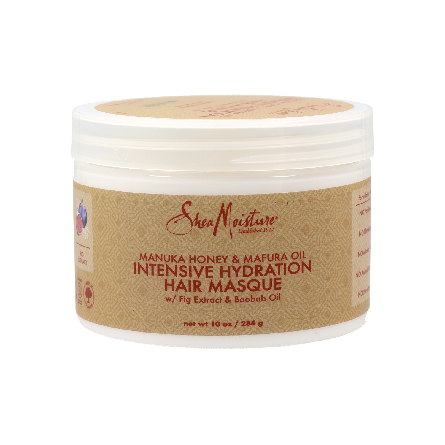 Shea Moisture - Shea moisture intensive hydration mascarilla 284 gr, mascarilla intensiva para cabellos secos.