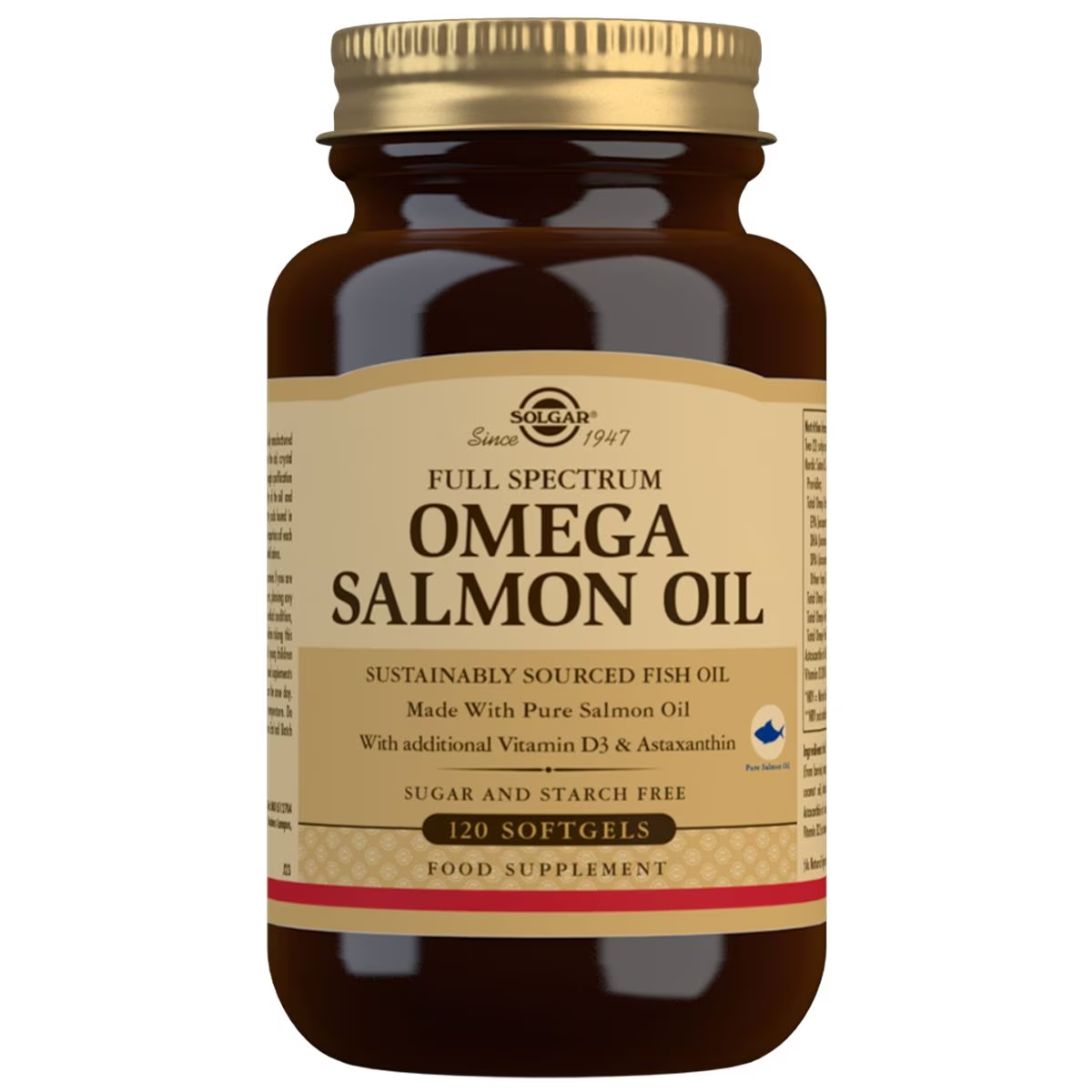 SOLGAR FULL SPECTRUM OMEGA SALMON OIL 120 CAPSULAS BLANDAS