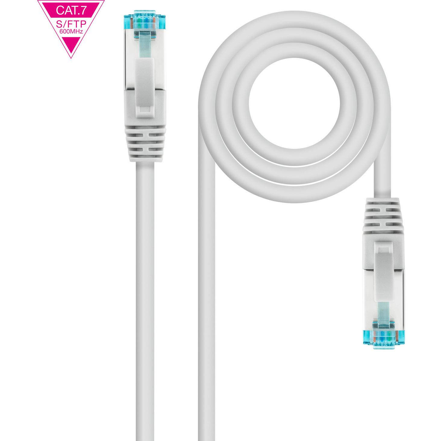 Latiguillo Rj45 Cat7 S/ftp Cu Lszh 7m Gris Nanocable 10.20.1707