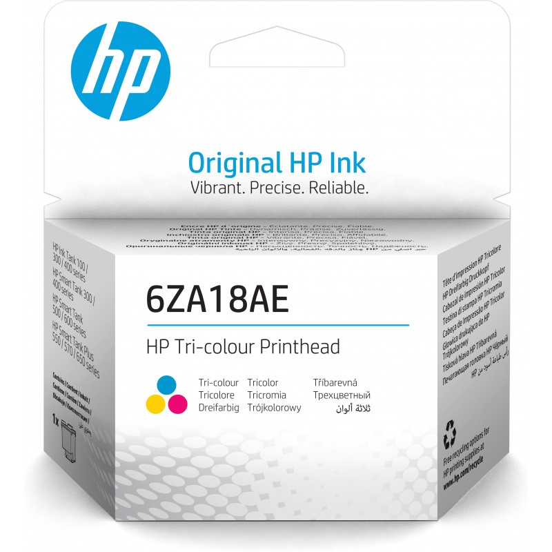HP - Cabezal de impresión 6ZA18AE tricolor 6ZA18AE