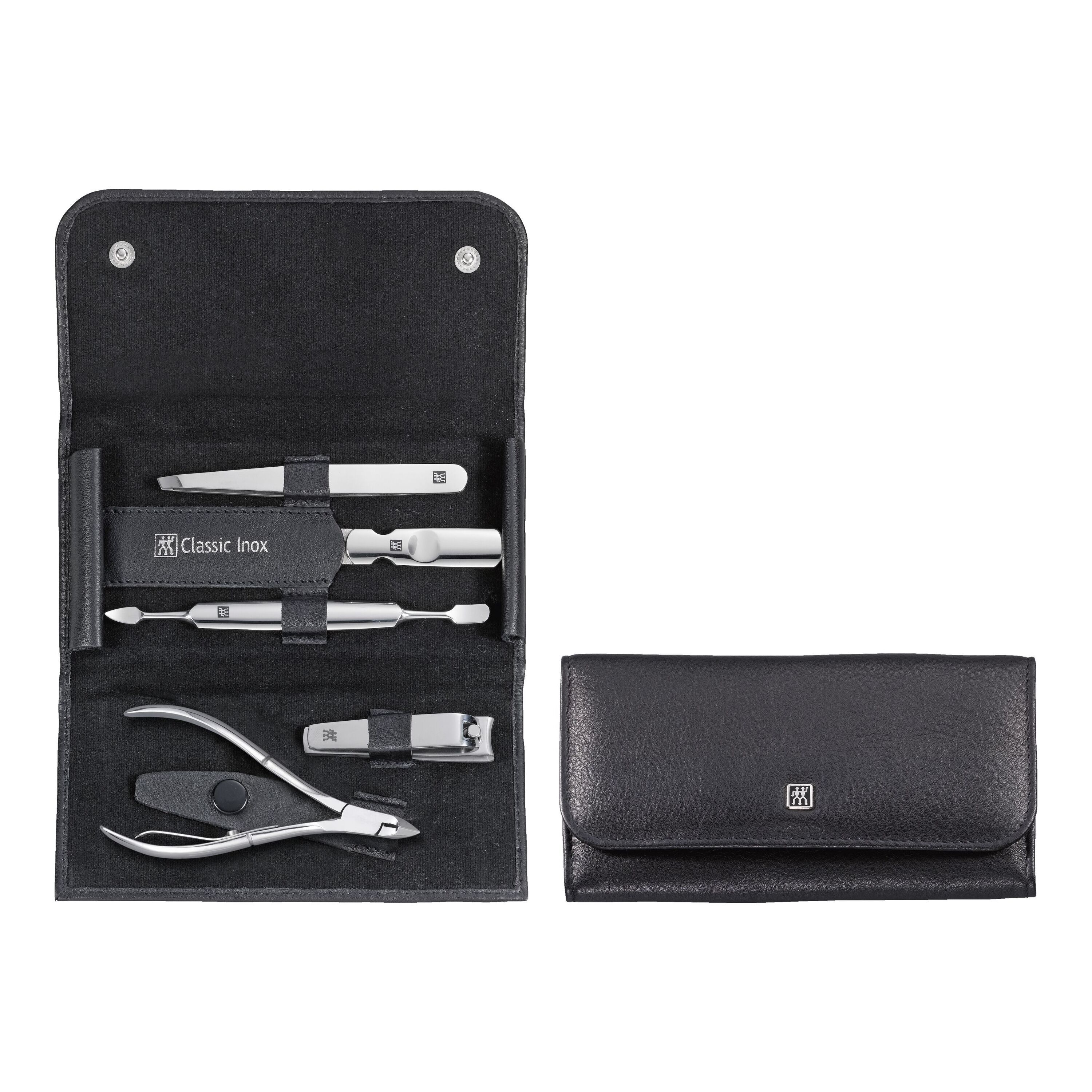 ZWILLING Classic Inox Estuche con cierre a presión 5-pzs, Negro