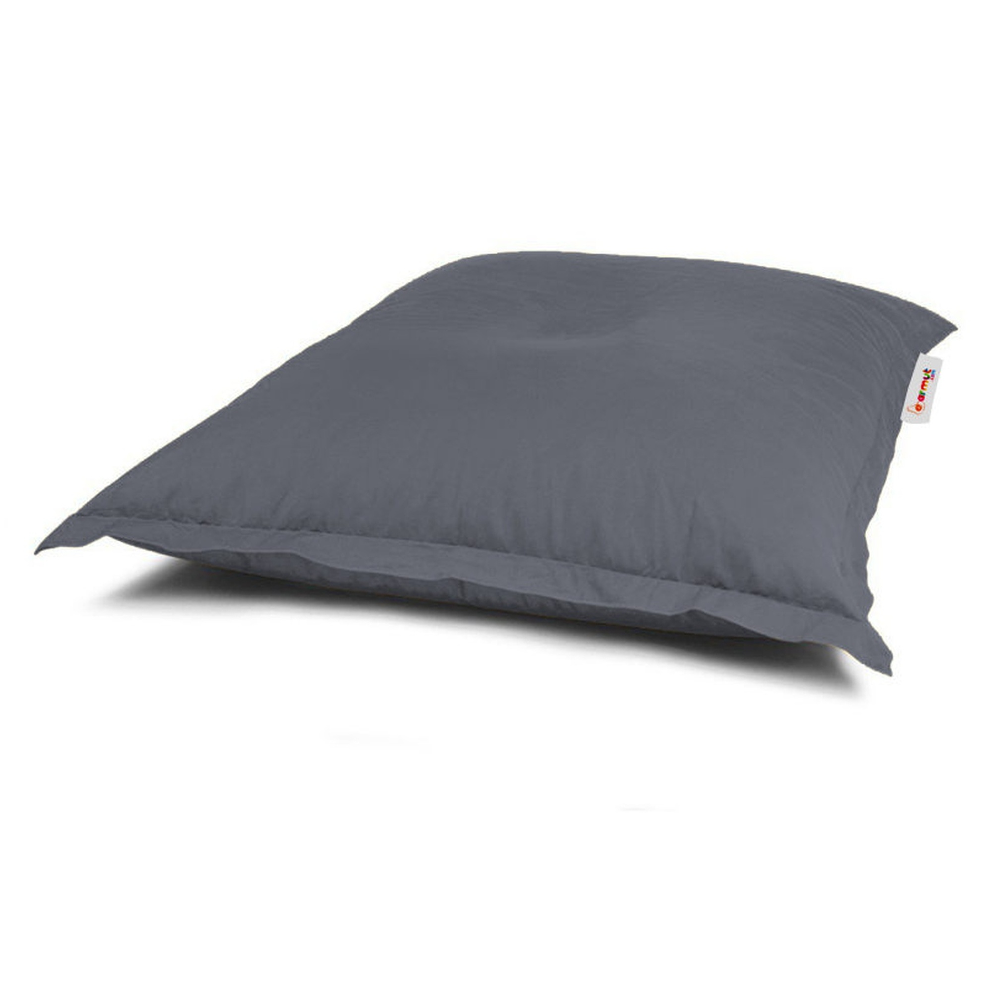 Cojín Pouf Wellhome 100x100 Humo Reciclado Alta Densidad Resistente Al Agua