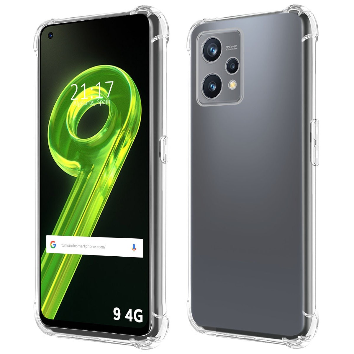 Funda Silicona Antigolpes Transparente para Realme 9 4G