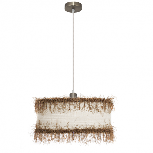 FABRILAMP  Lampara Serie Hilos De 1xe27 Acabado Beige 40d De