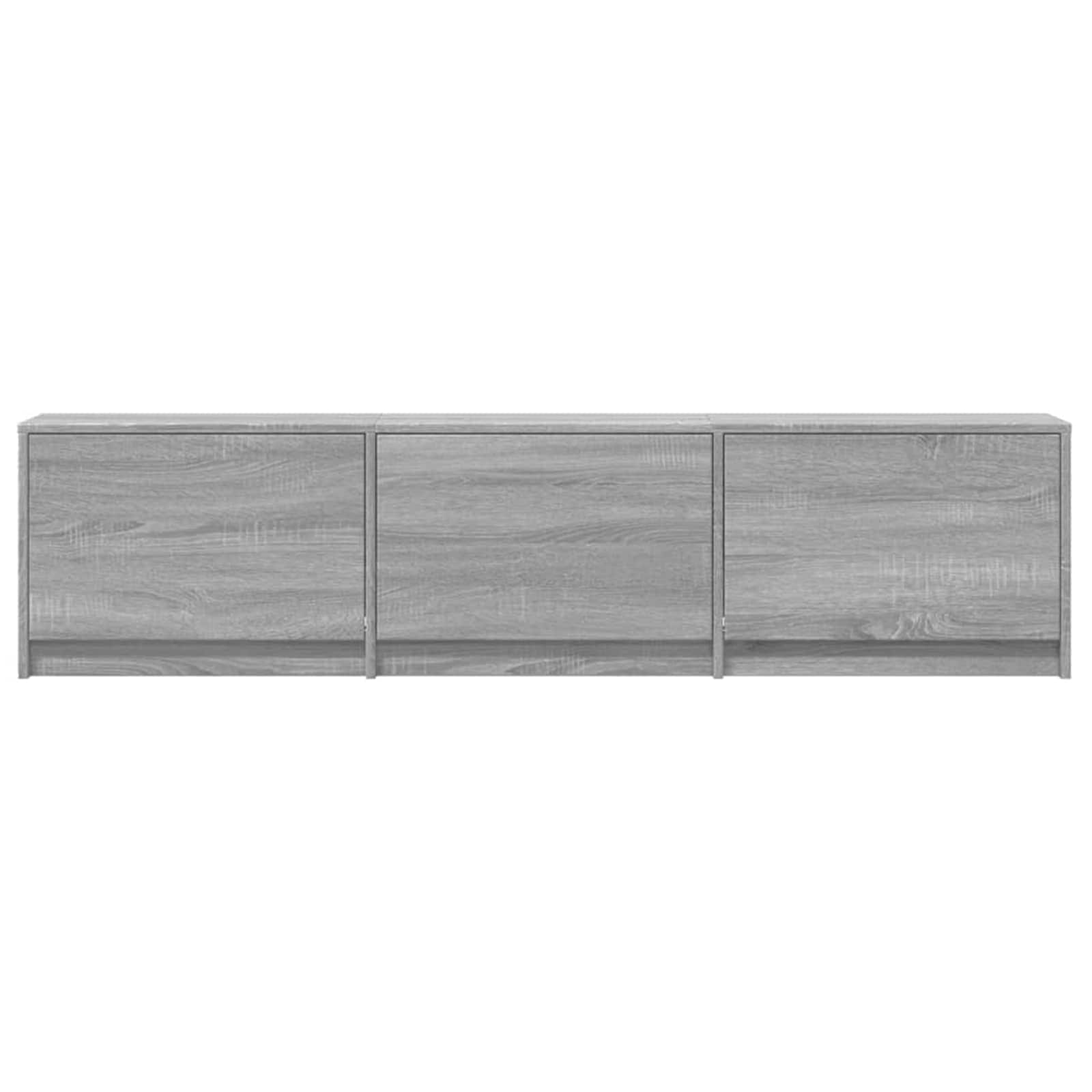 vidaXL Mueble de TV con LED 165 x 34 x 40 cm Madera de ingeniería