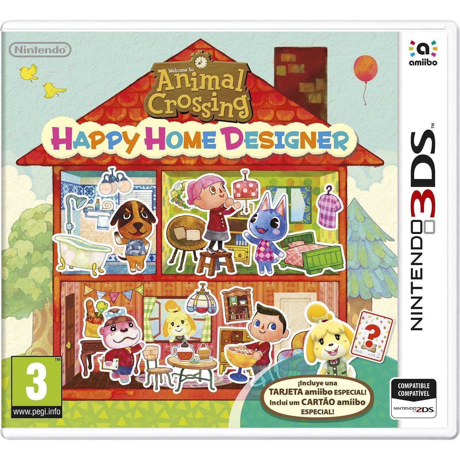 ANIMAL CROSSING: HAPPY HOME DESIGNER + 1 TARJETA AMiiBO