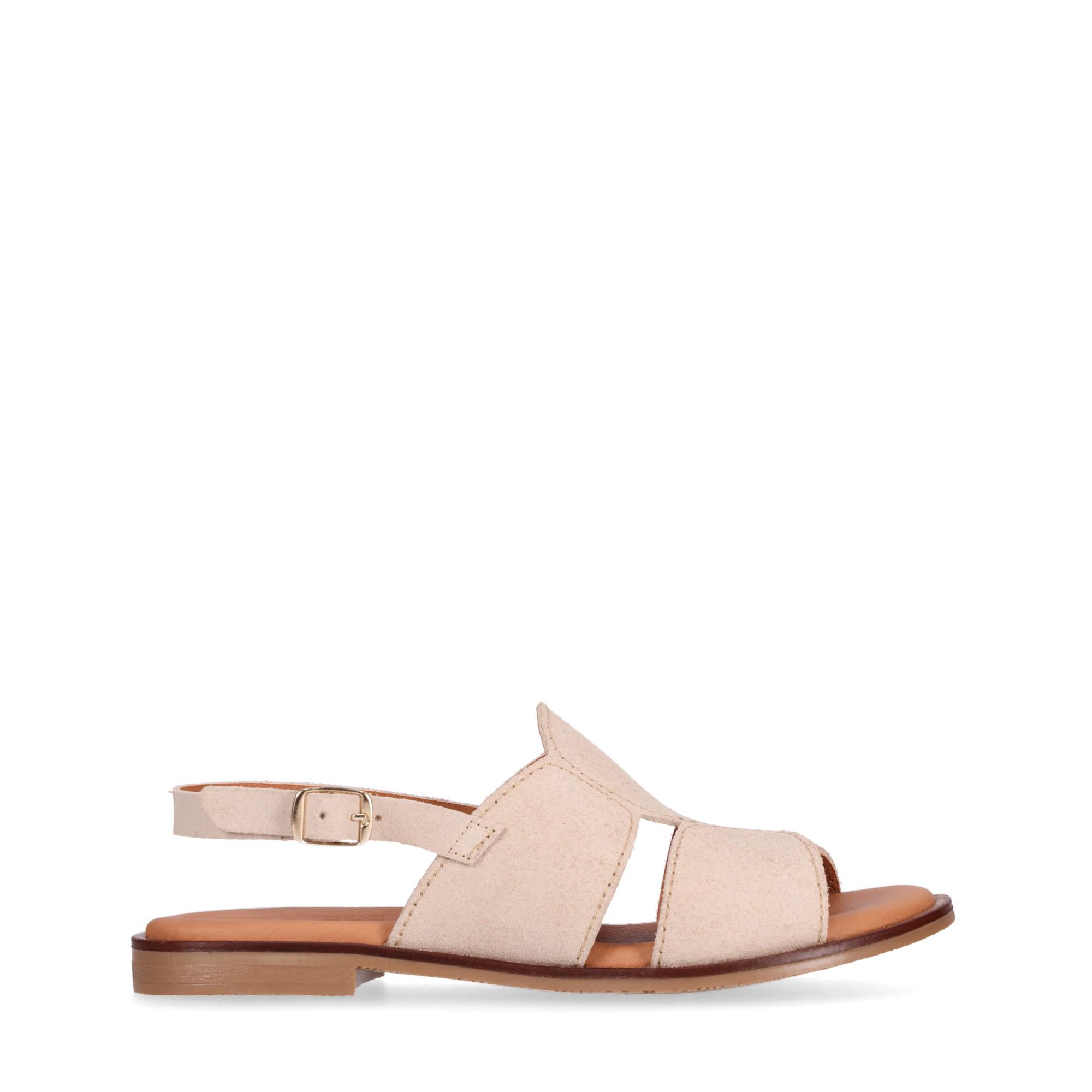 Chika10 Leather MOCHIMA 01 Sandalias Planas Arena/Sand