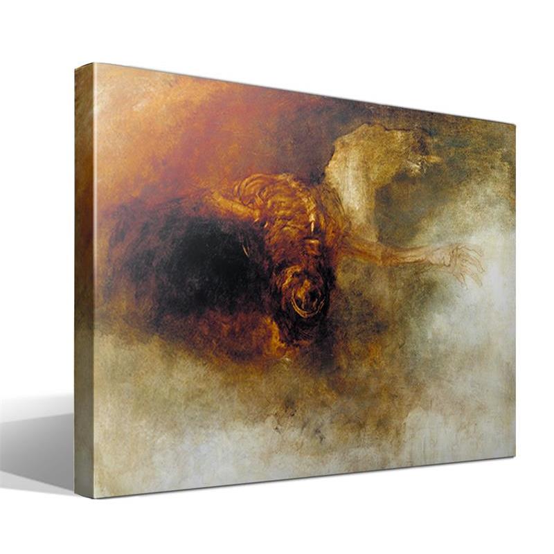 Cuadro Canvas Muerte en un Caballo Pálido de William Turner - Alta Resolución