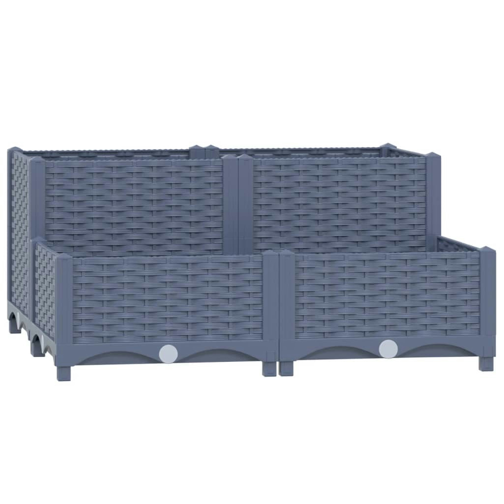 Vidaxl Arriate Polipropileno 80x80x38 Cm - Jardinera Jardín