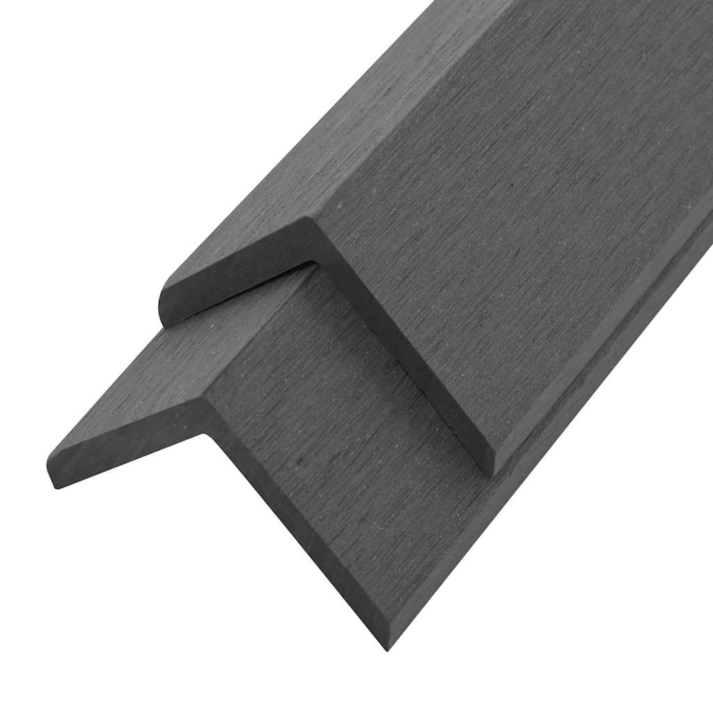 vidaXL Molduras Angulares Cantoneras Remates de Esquina Tarima 5 uds WPC 170 cm Multicolor
