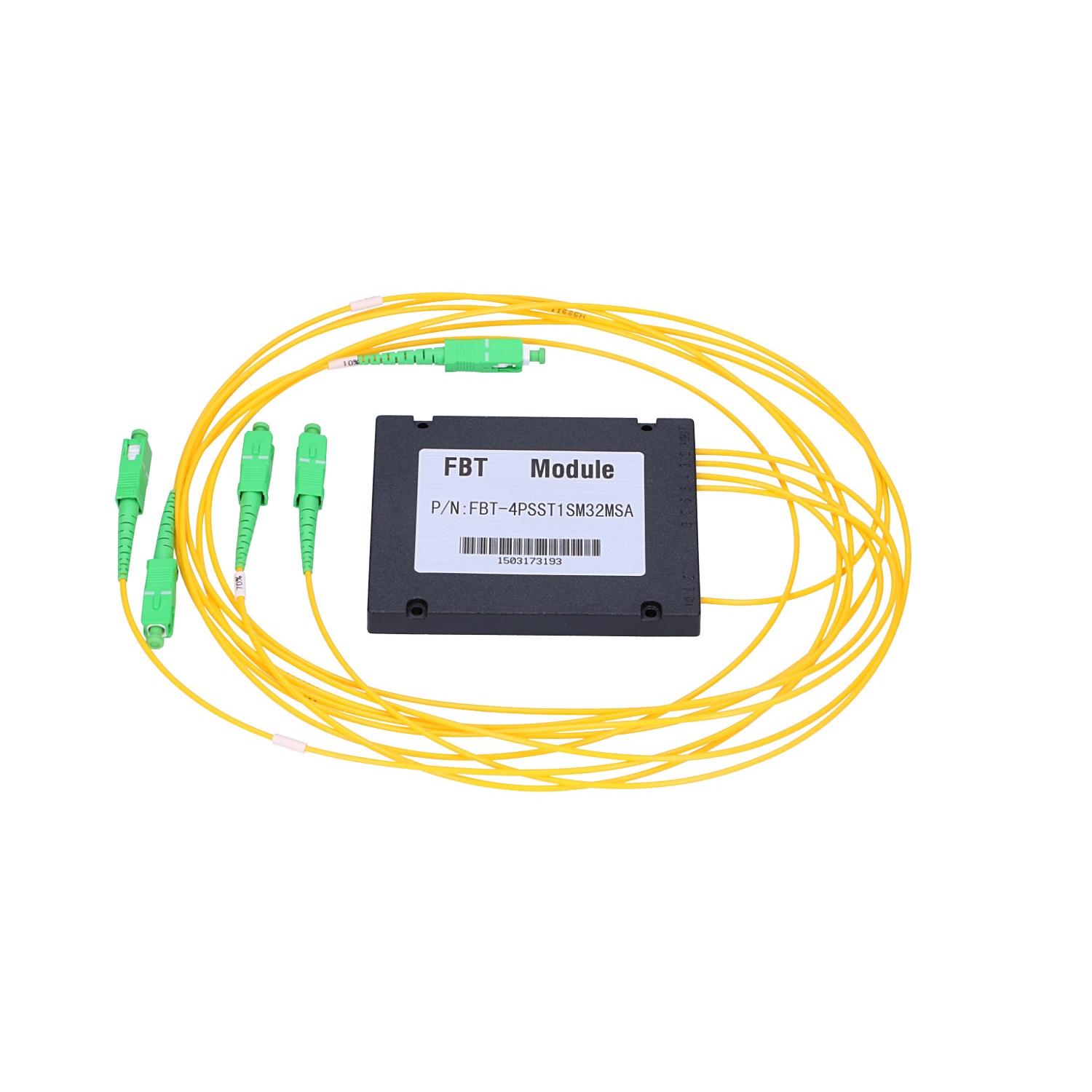 Extralink 1:4 fbt sc/apc splitter 70:10:10:10, 2,0mm, 1m