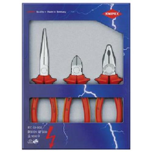 Juego alicates KNIPLEX aislados 1000v 0020-12