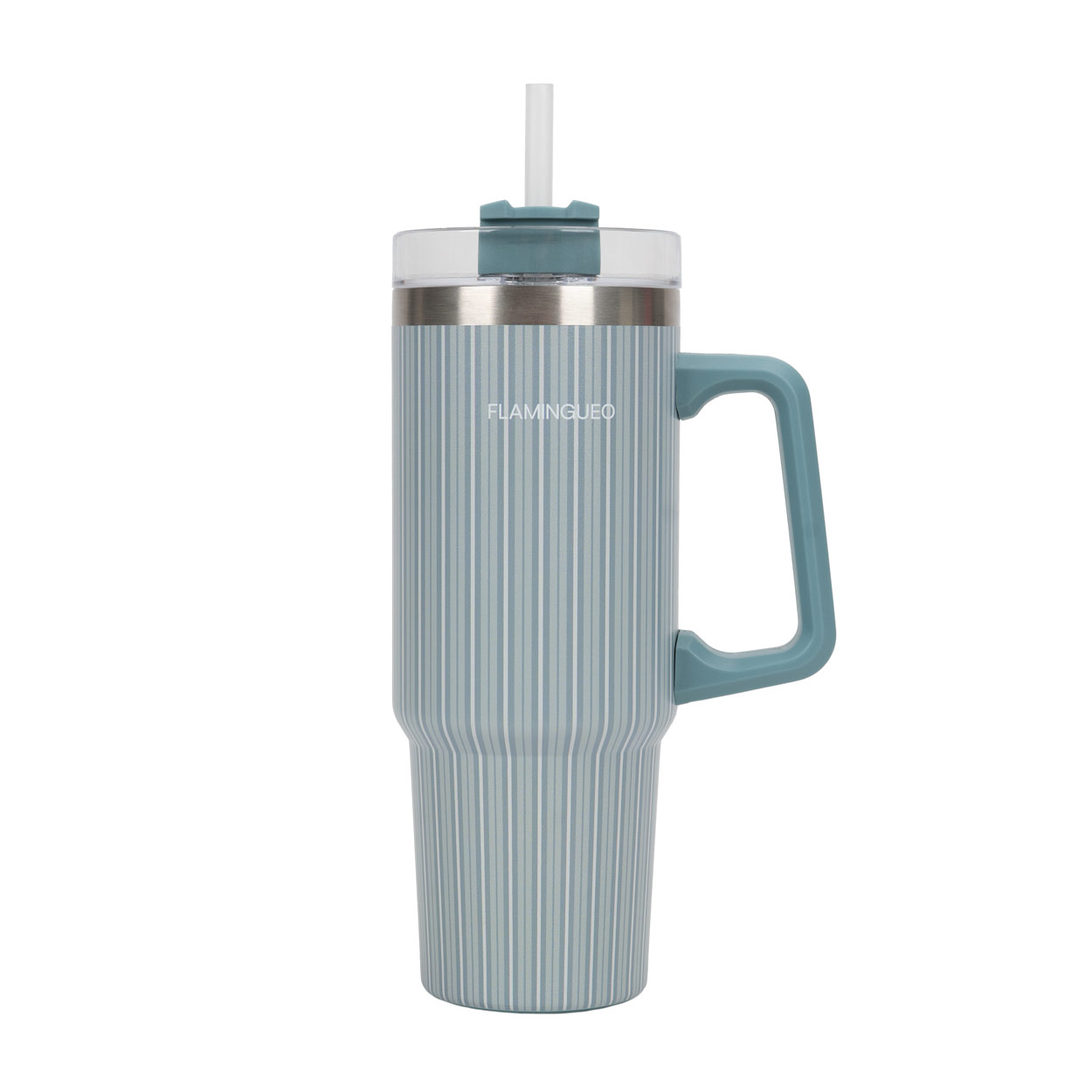 Flamingueo Vaso Termico - Taza Termo Acero Inoxidable Termo Cafe Para Llevar Bebidas Frías 24h y Calientes 10h Botella Termica 0,9 Litros