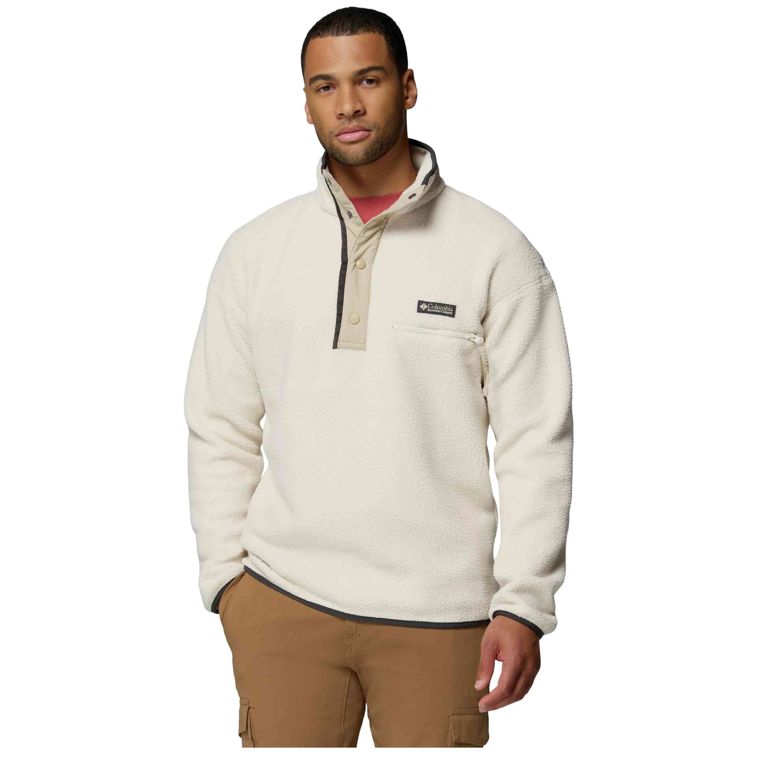 Sudadera Columbia modelo Forro polar Columbia Helvetia II Half Snap blanco beige para Hombre en color Beige