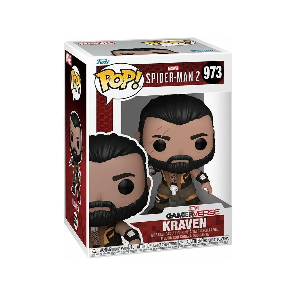 Funko Pop Marvel Spiderman 2 Figura Kraven GamerVerse con Cabeza Oscilante 76111