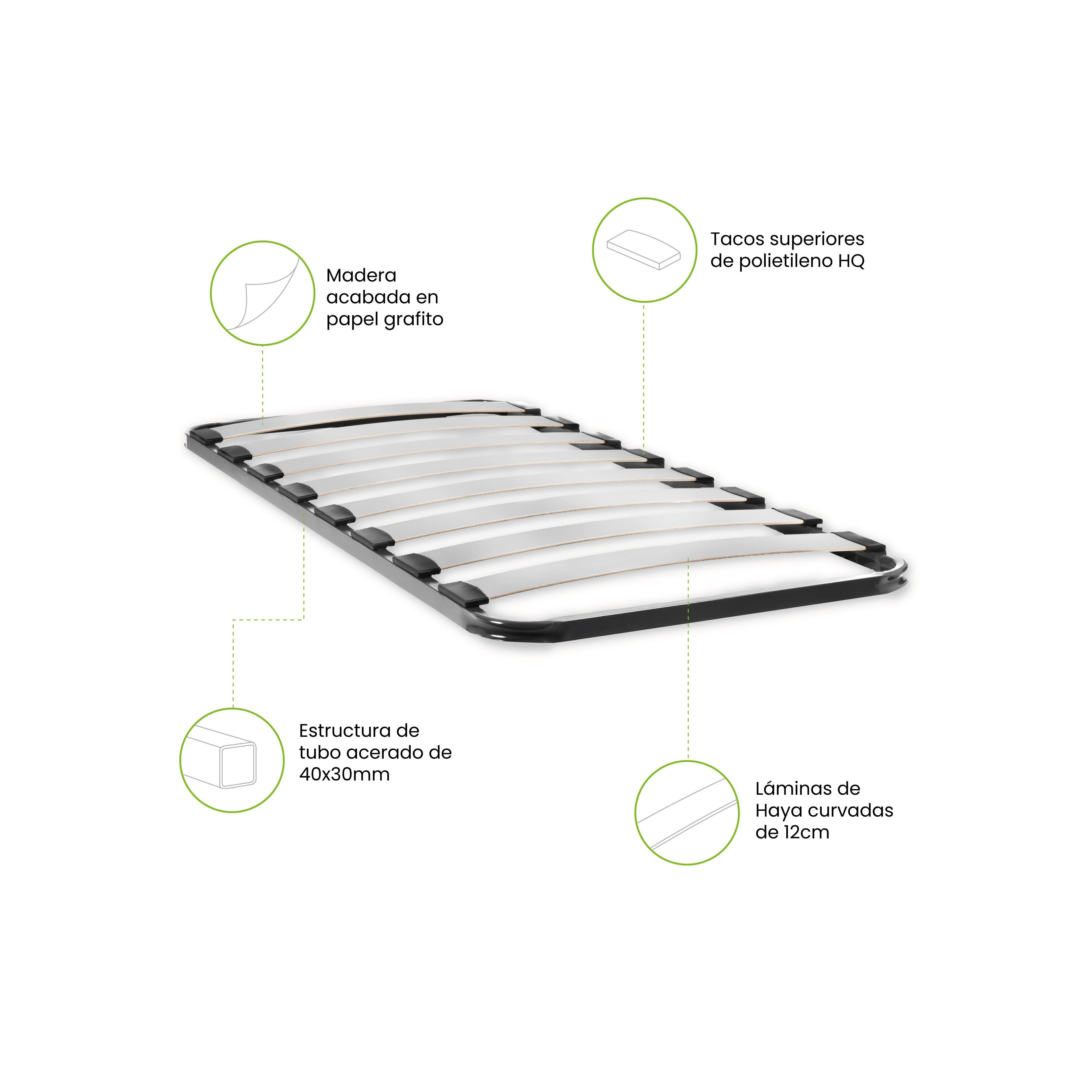 Duehome - Somier láminas RX Graphite