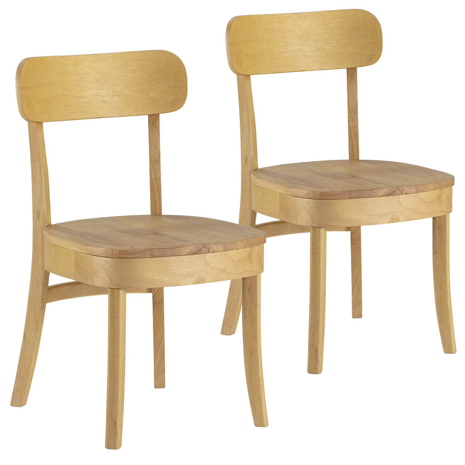 VS Venta-Stock Pack 2 sillas Nala, Madera Maciza