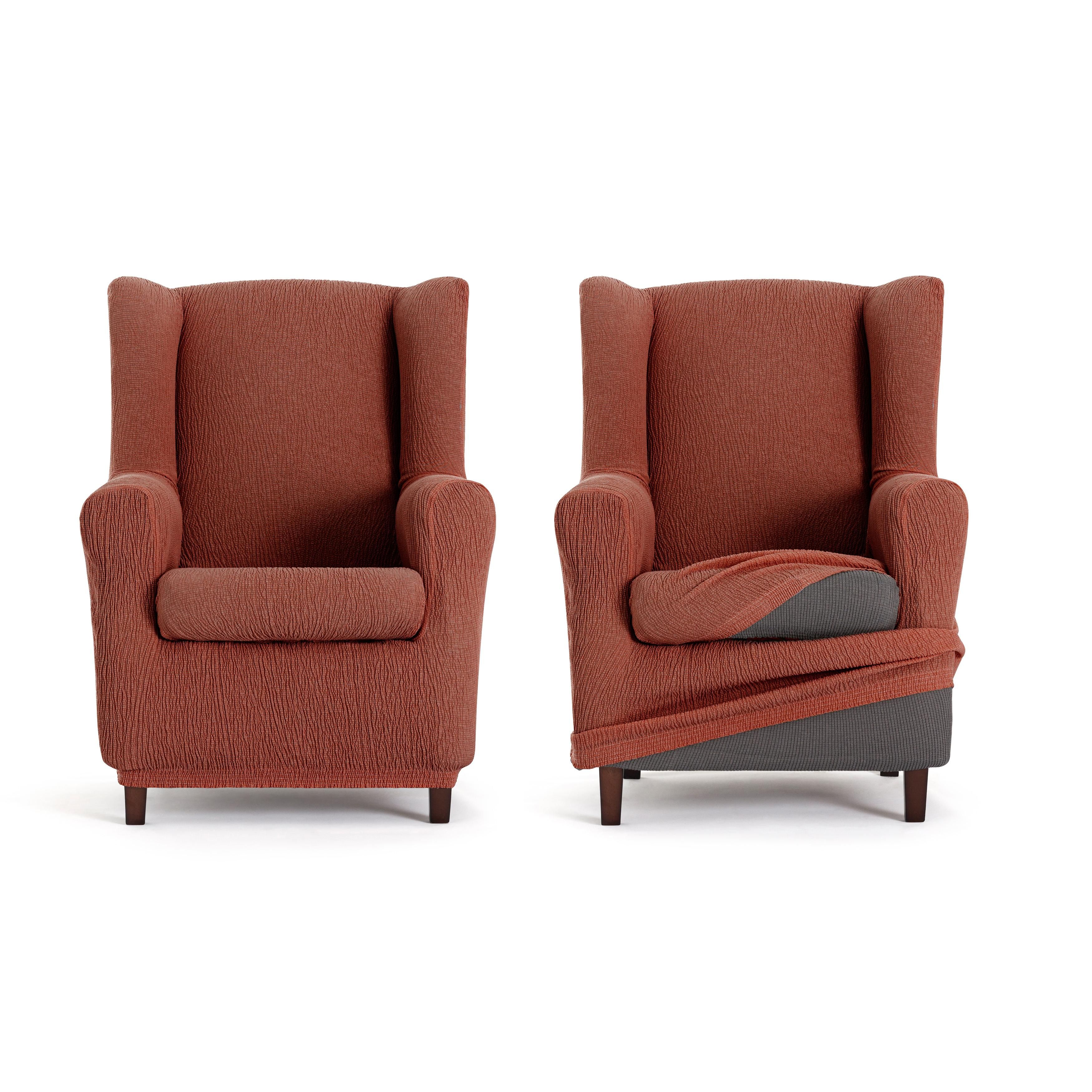 Milica - Funda Elástica para Sillón Orejero Tavira en Varios Colores - Protege Tu Sillón y Renueva Tu Decoración de tu sillón