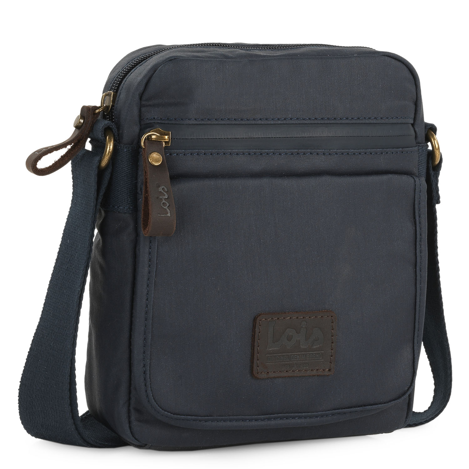 Bandoleras Hombre - Bolso Hombre Bandolera Ajustable - Bandolera Hombre Lois De Lona Recubierta/Piel - Bolso Bandolera Hombre Para Uso Diario. 307821