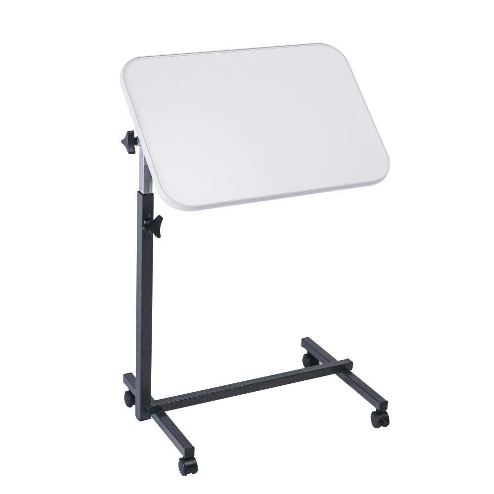 Queraltó Mesa Auxiliar con Ruedas para Cama y Sofá Plegable Gris Perla