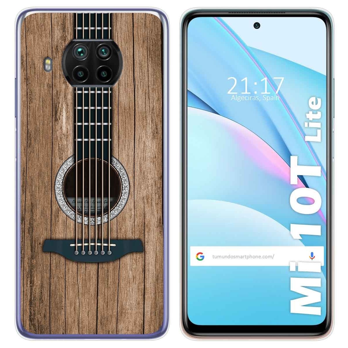 Tumundosmartphone Funda Gel Tpu para Xiaomi Mi 10T Lite diseño Madera 11 Dibujos