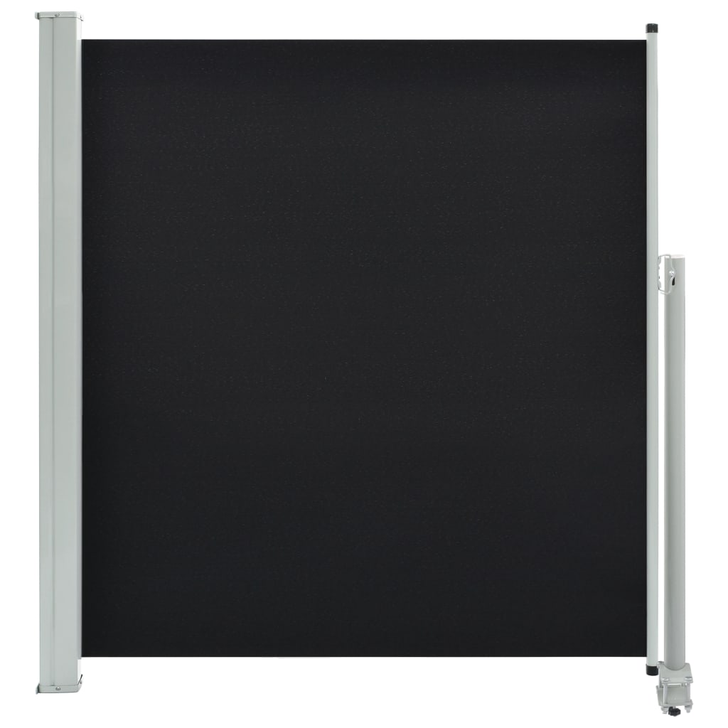 vidaXL Toldo lateral retráctil para patio 140x300 cm Color Negro, Gris,